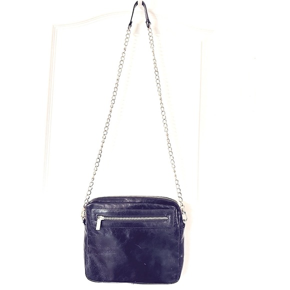 Danier leather crossbody bag - Picture 1 of 7